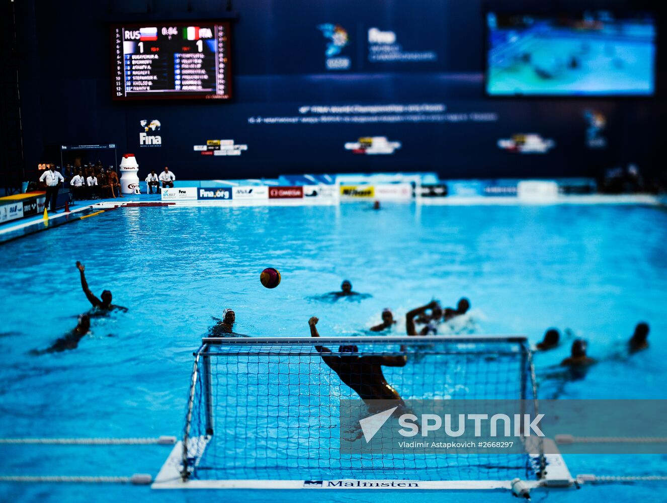 FINA World Championships 2015. Men's water polo. Russia vs Italy