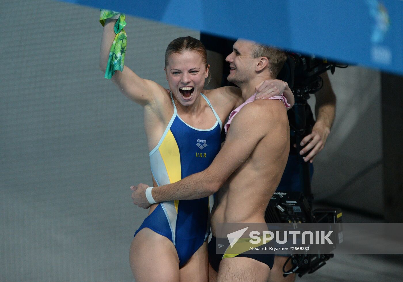 2015 FINA World Championships. Diving. 3m springboard/10m platform team finals
