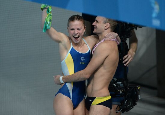 2015 FINA World Championships. Diving. 3m springboard/10m platform team finals
