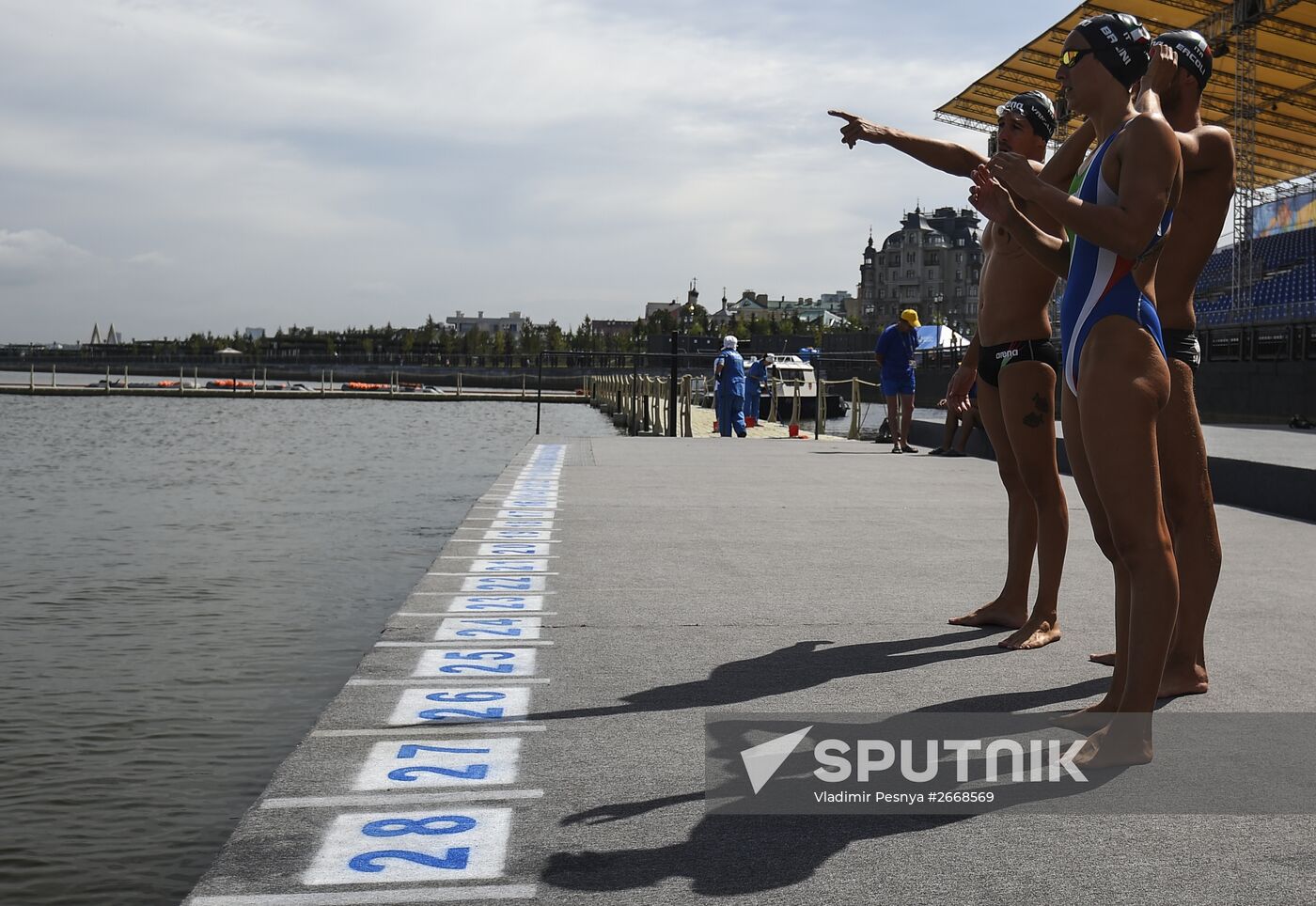 2015 FINA World Championships. Open water swimming. Teams