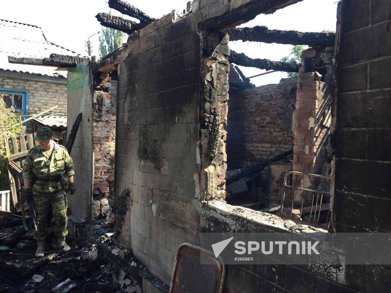 Gorlovka after shelling