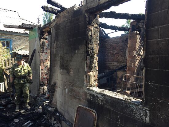 Gorlovka after shelling