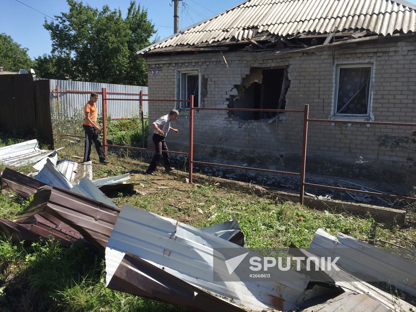 Gorlovka after shelling