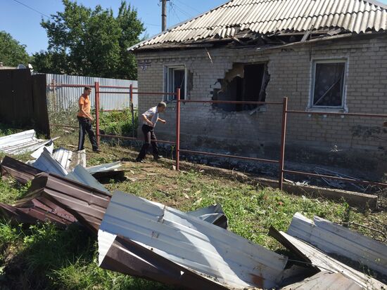 Gorlovka after shelling