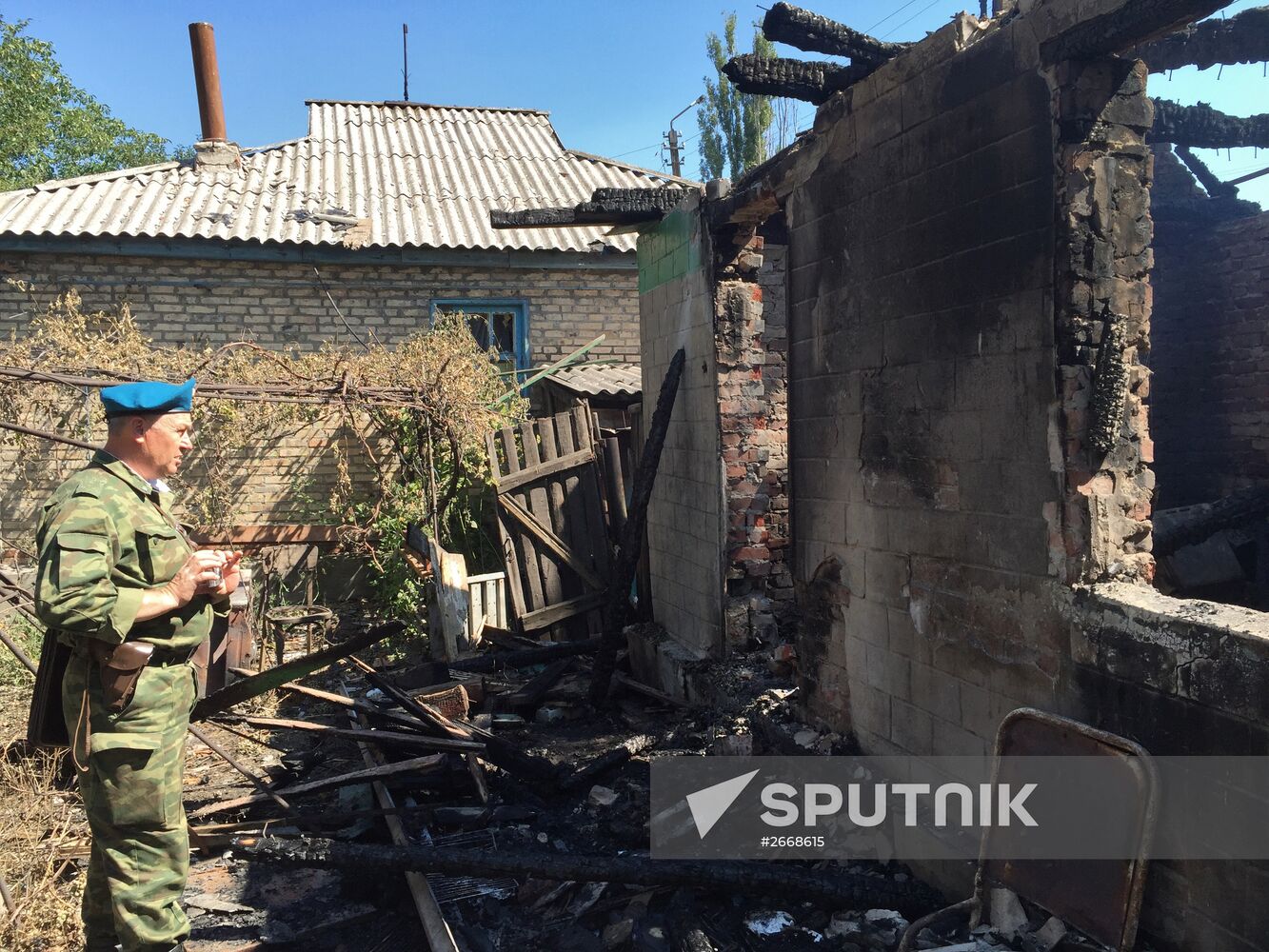 Gorlovka after shelling