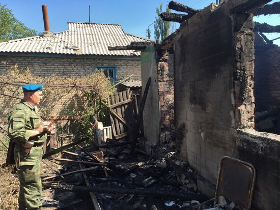 Gorlovka after shelling