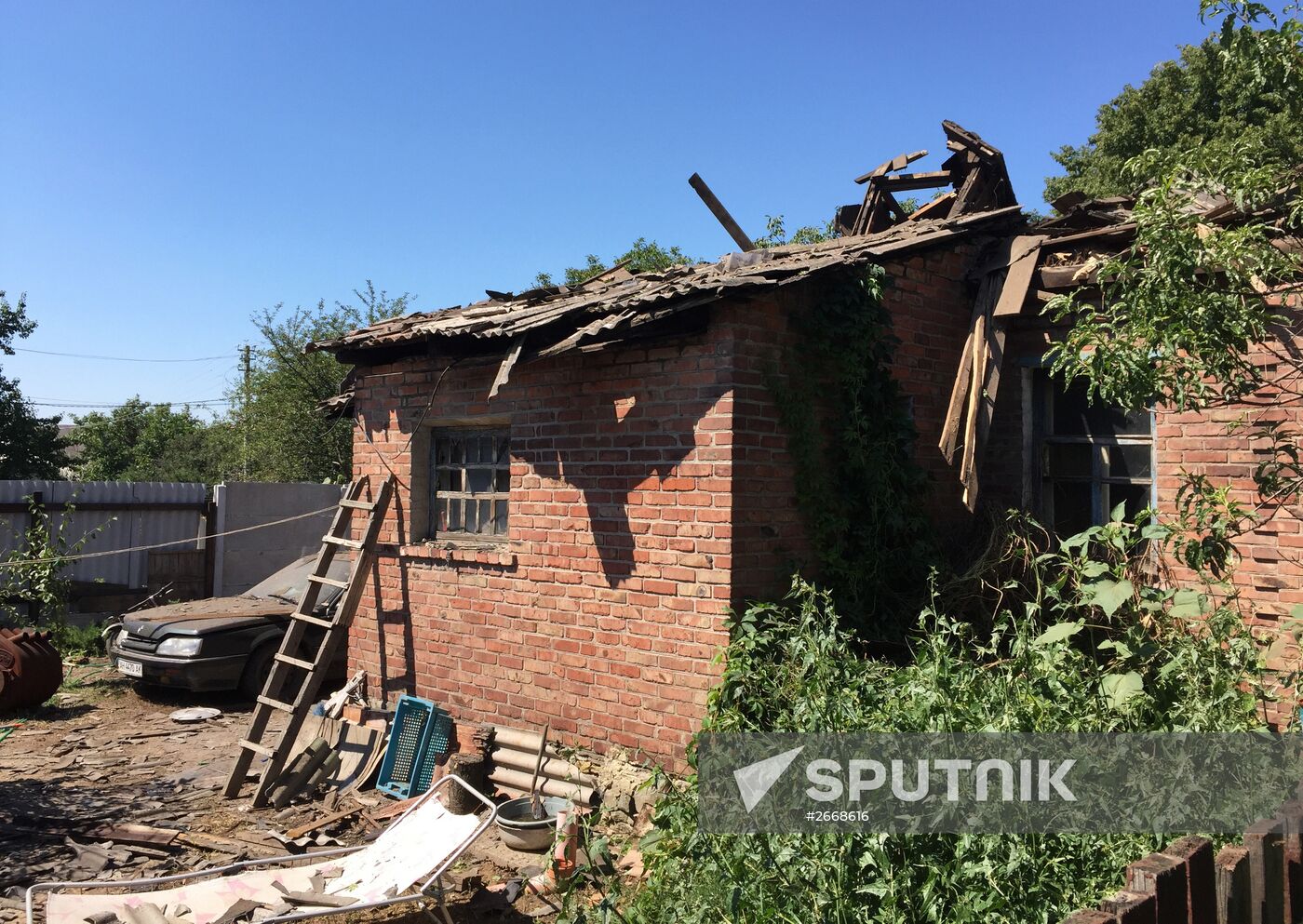 Gorlovka after shelling