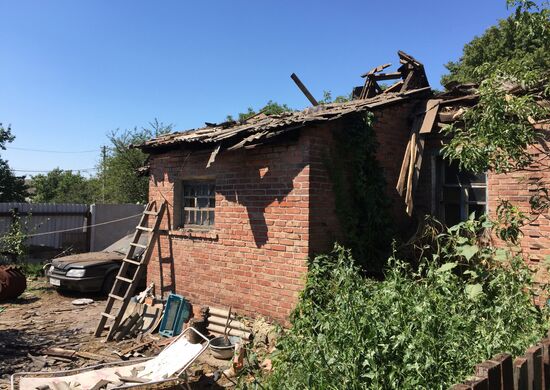 Gorlovka after shelling