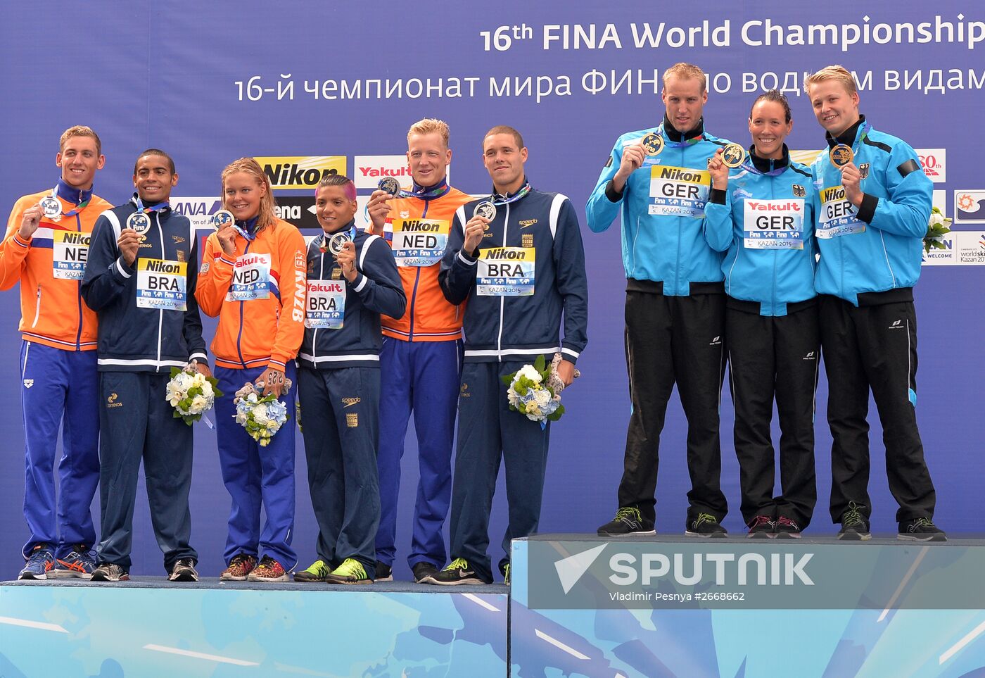 2015 World Aquatics Championship. Open Water Swimming. Teams