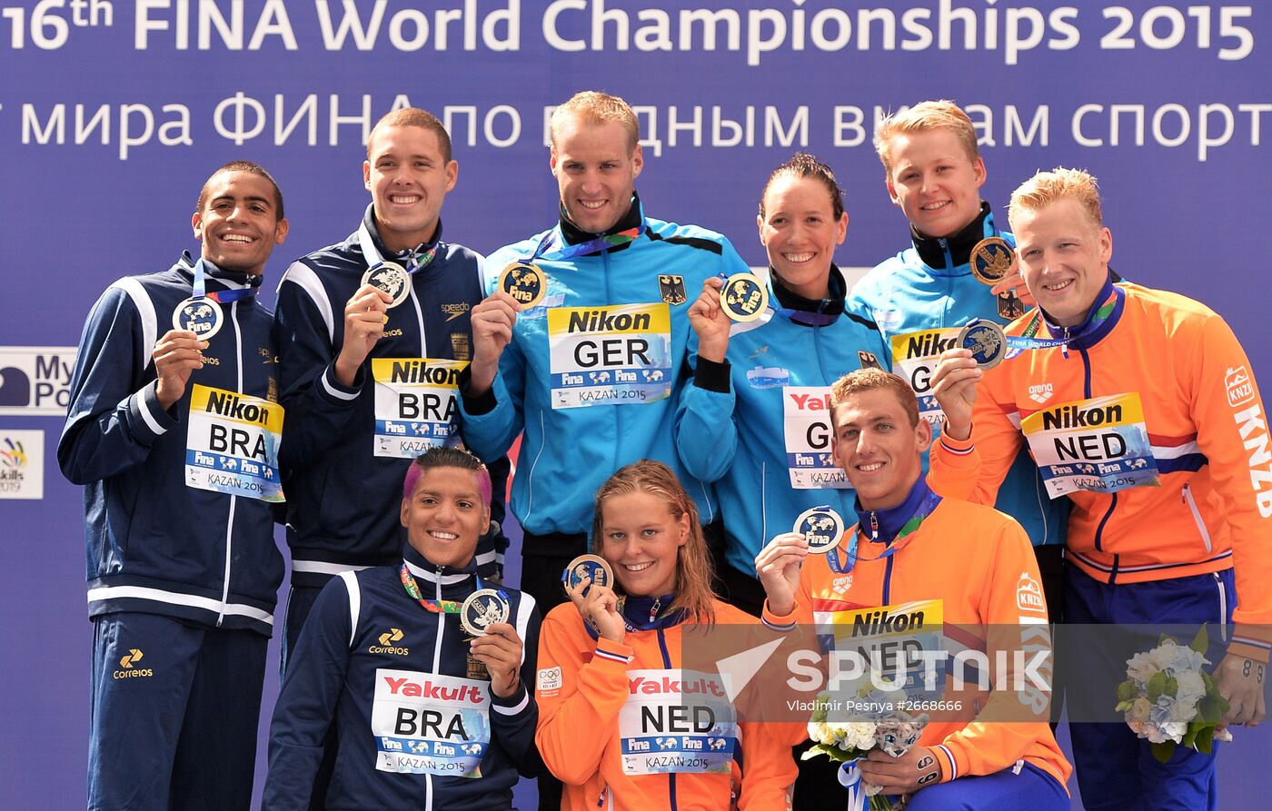 2015 World Aquatics Championship. Open Water Swimming. Teams
