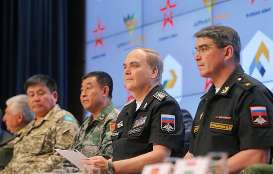 Press conference by Deputy Defense Minister Anatoly Antonov