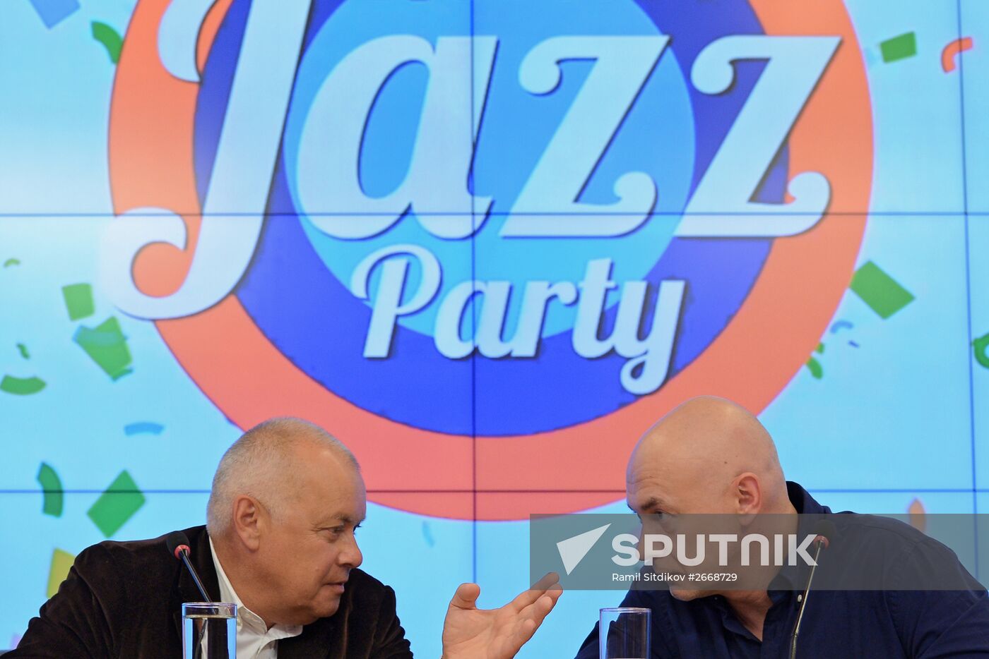 press conference on Koktebel jazz Party 2015