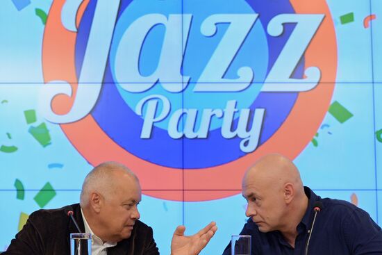 press conference on Koktebel jazz Party 2015