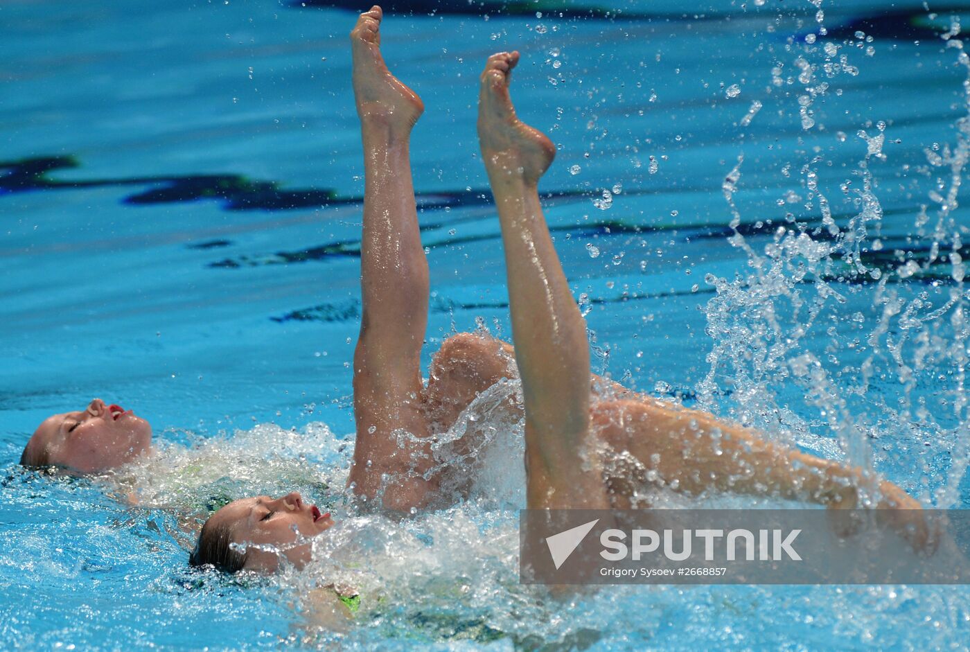2015 FINA World Championships. Synchronized swimming. Women's duet final