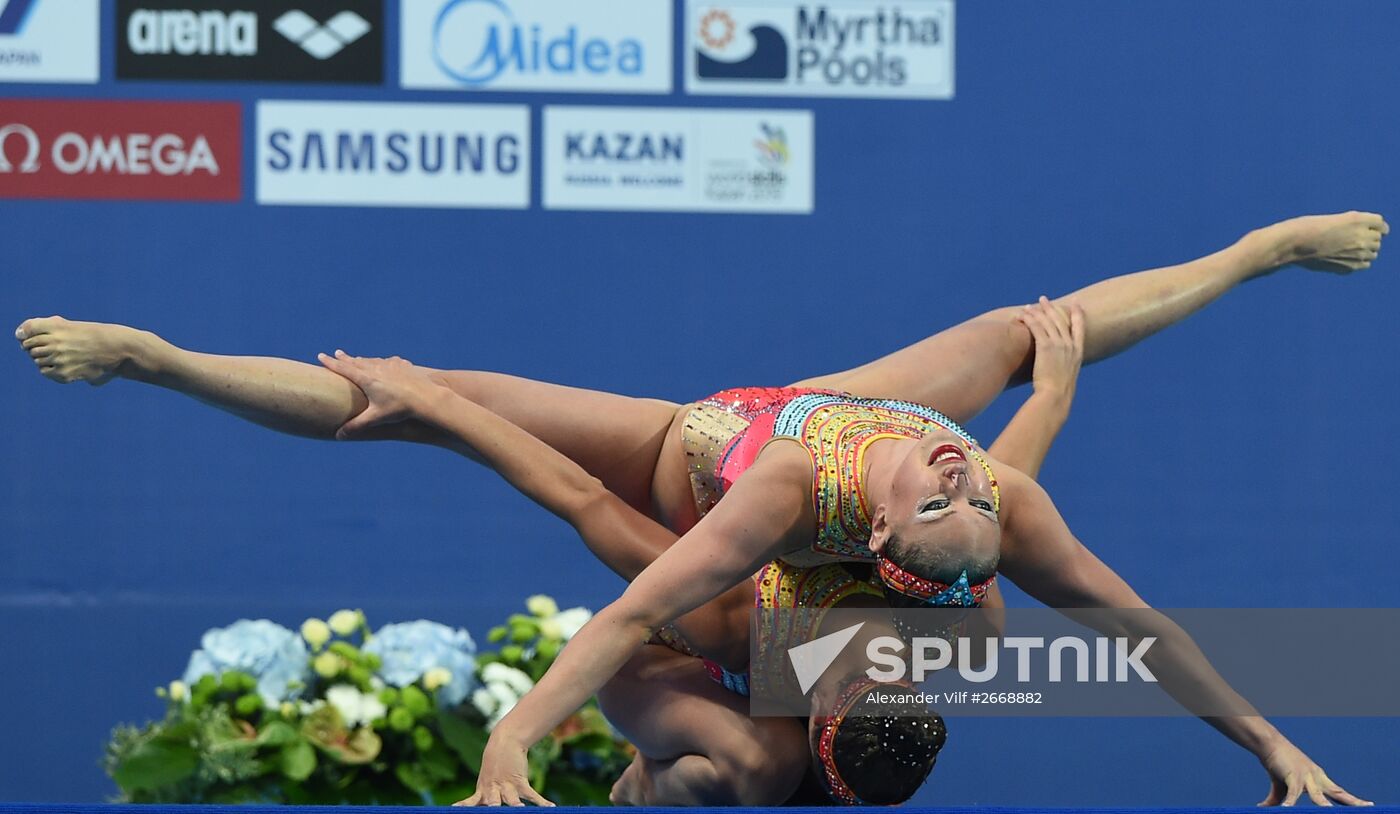 2015 FINA World Championships. Synchronized swimming. Women's duet final