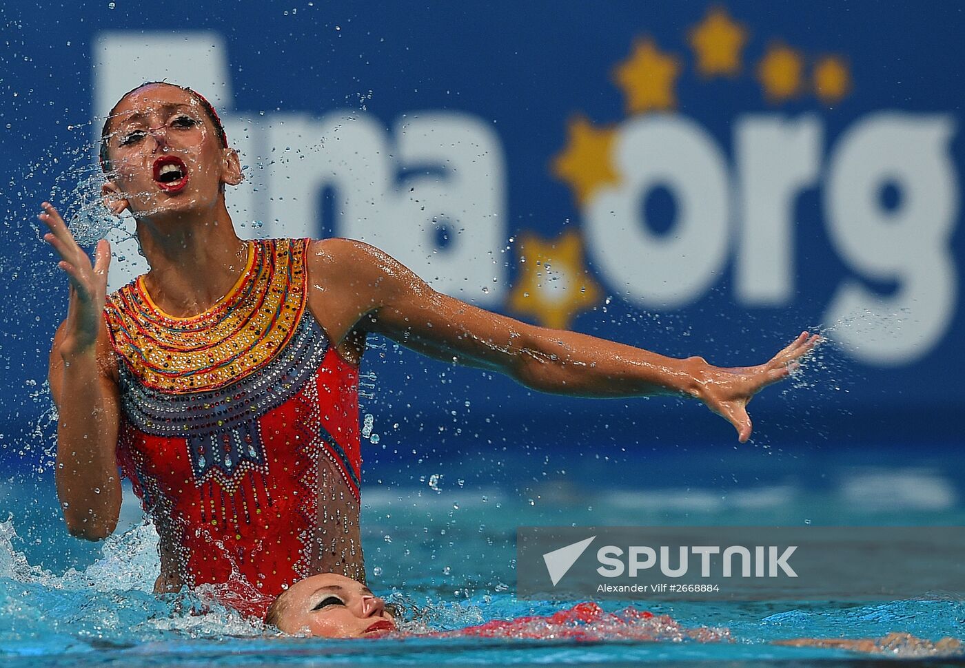 2015 FINA World Championships. Synchronized swimming. Women's duet final