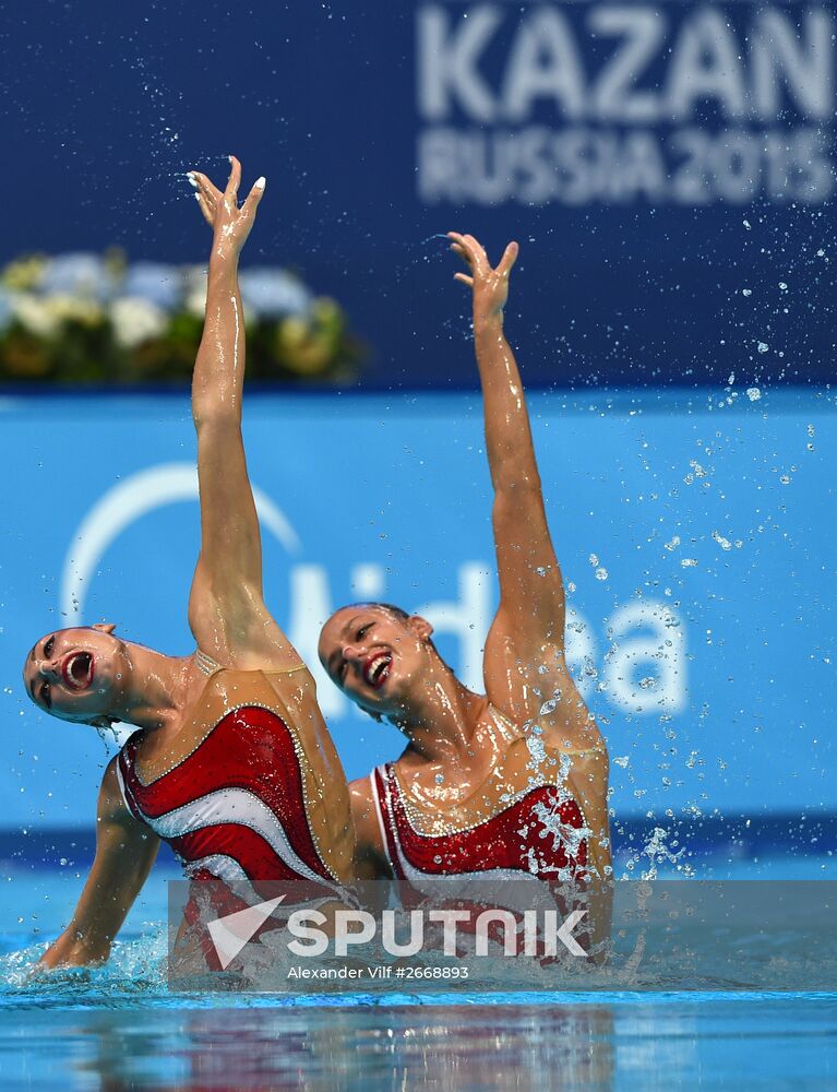 2015 FINA World Championships. Synchronized swimming. Women's duet final