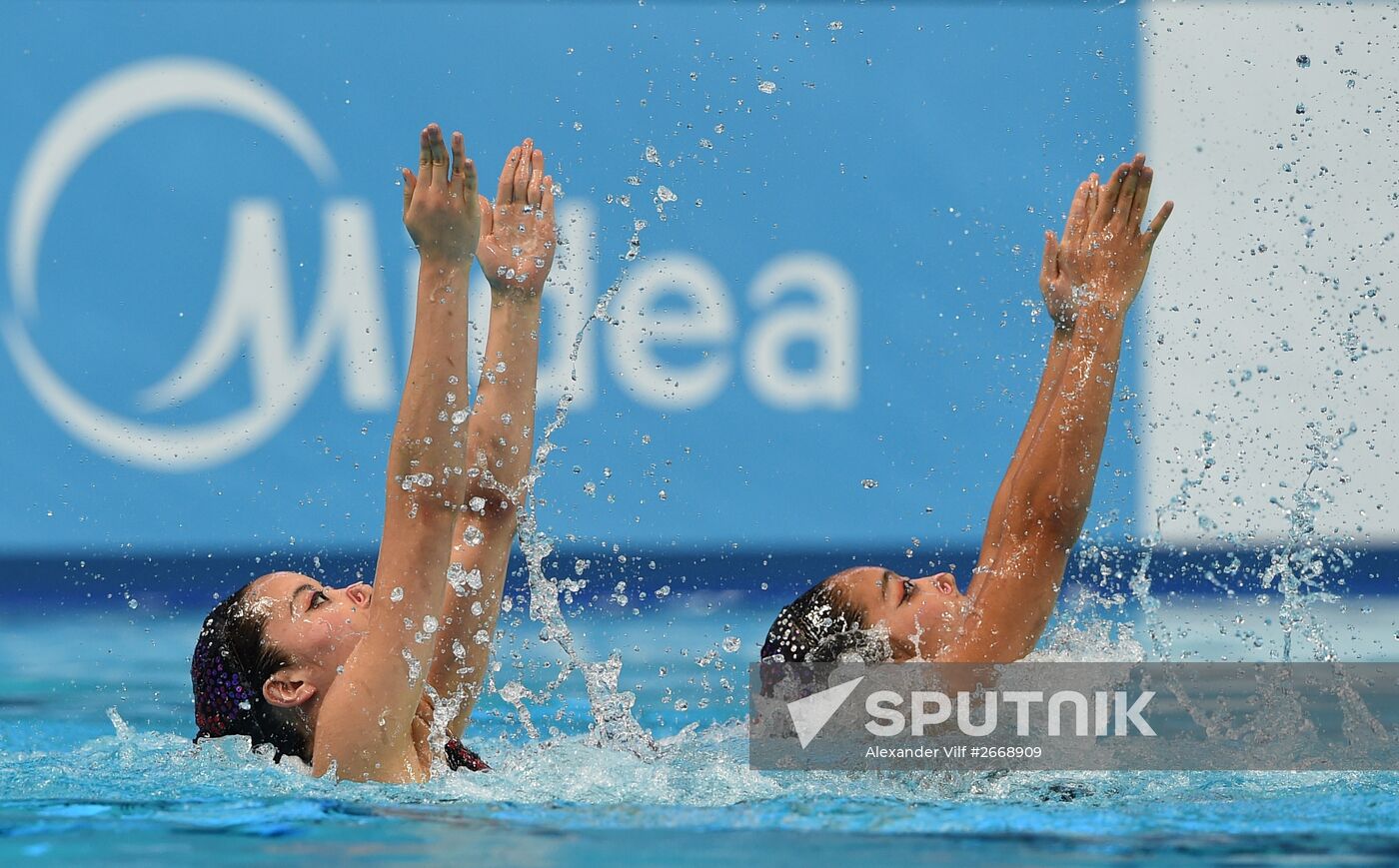 2015 FINA World Championships. Synchronized swimming. Women's duet final