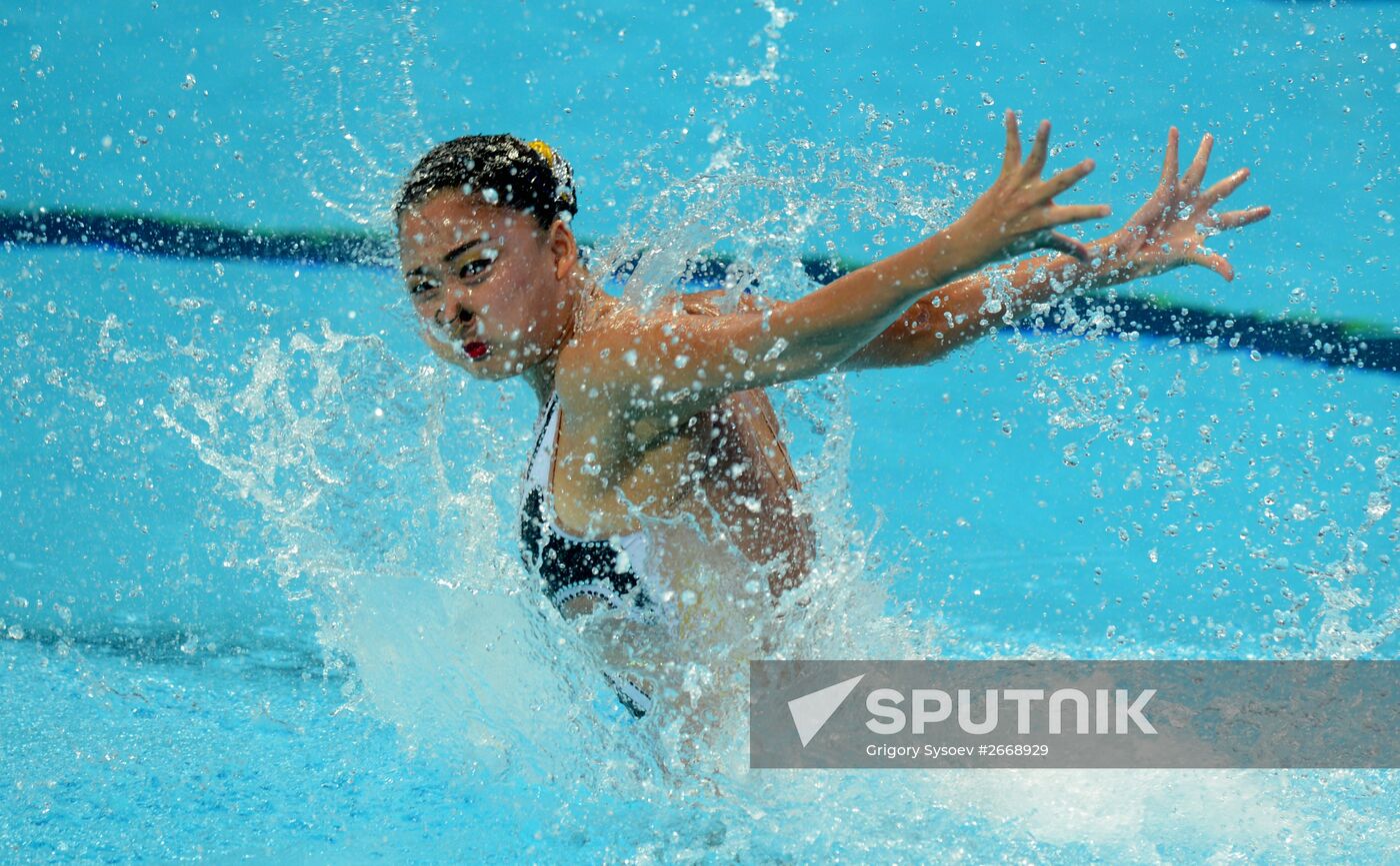 2015 FINA World Championships. Synchronized swimming. Women's duet final