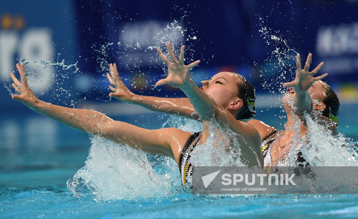 2015 FINA World Championships. Synchronized swimming. Women's duet final
