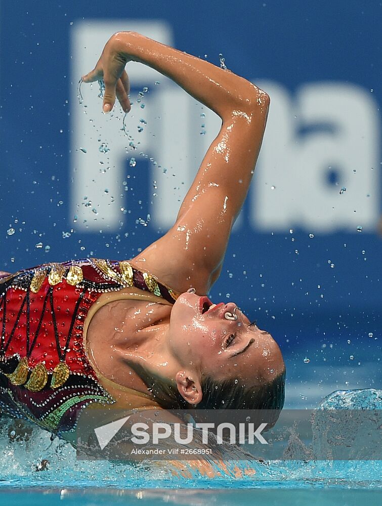 2015 FINA World Championships. Synchronized swimming. Women's duet final