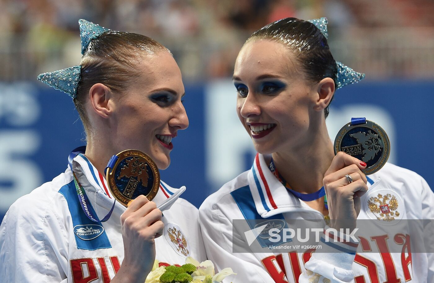 2015 FINA World Championships. Synchronized swimming. Women's duet final