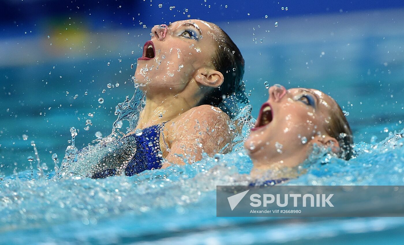 2015 FINA World Championships. Synchronized swimming. Women's duet final