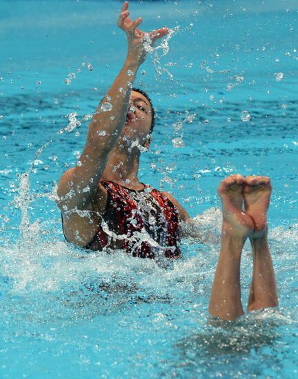 FINA 2015 World Championships. Synchronized swimming. Mixed duets. Free routine. Finals