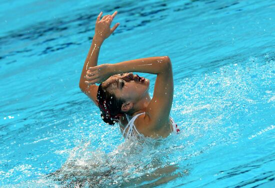 FINA 2015 World Championships. Synchronized swimming. Mixed duets. Free routine. Finals