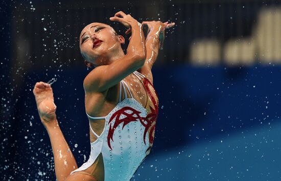 FINA 2015 World Championships. Synchronized swimming. Mixed duets. Free routine. Finals