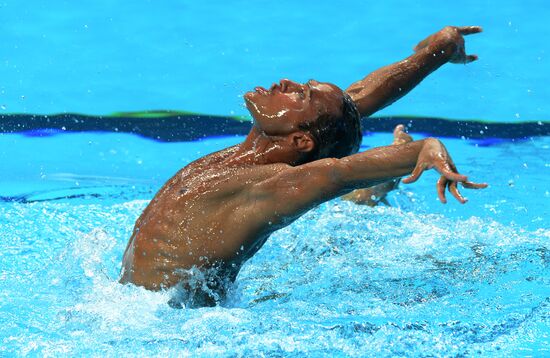 FINA 2015 World Championships. Synchronized swimming. Mixed duets. Free routine. Finals