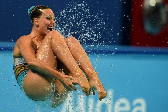 FINA 2015 World Championships. Synchronized swimming. Mixed duets. Free routine. Finals