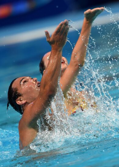 FINA 2015 World Championships. Synchronized swimming. Mixed duets. Free routine. Finals
