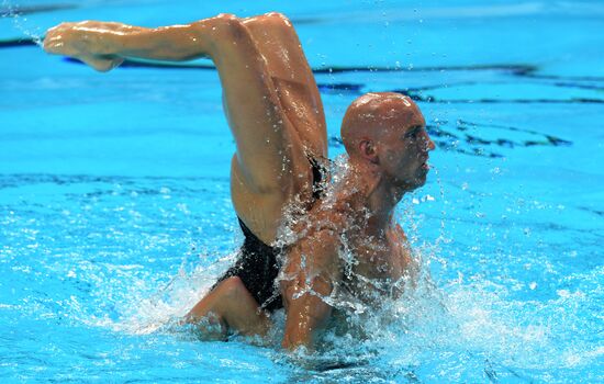 FINA 2015 World Championships. Synchronized swimming. Mixed duets. Free routine. Finals