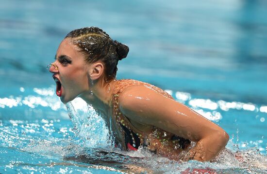 2015 FINA World Championships. Synchronized swimming. Mixed duets. Free routine. Finals