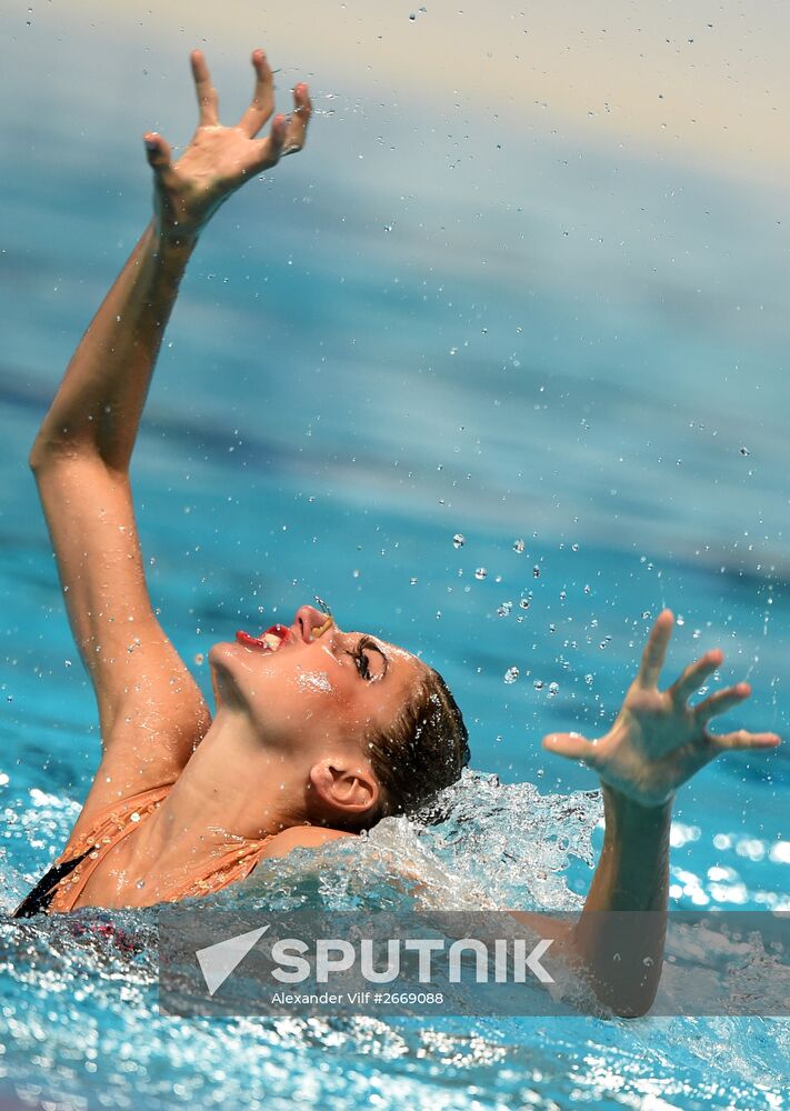 2015 FINA World Championships. Synchronized swimming. Mixed duets. Free routine. Finals