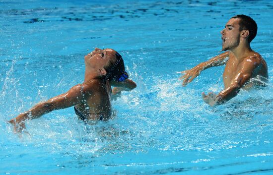 2015 FINA World Championships. Synchronized swimming. Mixed duets. Free routine. Finals