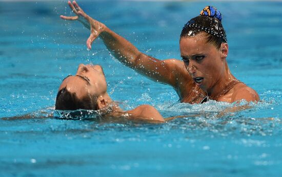 2015 FINA World Championships. Synchronized swimming. Mixed duets. Free routine. Finals