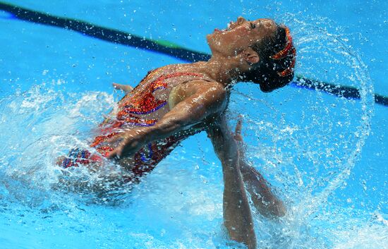 2015 FINA World Championships. Synchronized swimming. Mixed duets. Free routine. Finals