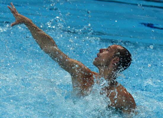 2015 FINA World Championships. Synchronized swimming. Mixed duets. Free routine. Finals