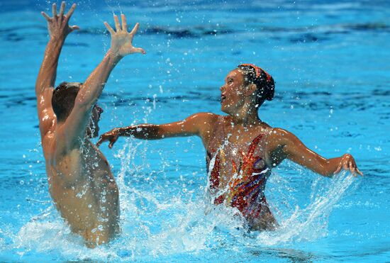 2015 FINA World Championships. Synchronized swimming. Mixed duets. Free routine. Finals