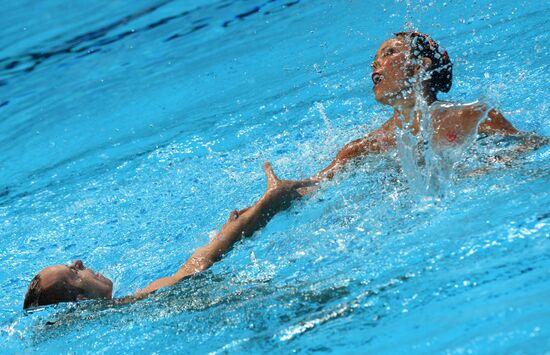 2015 FINA World Championships. Synchronized swimming. Mixed duets. Free routine. Finals