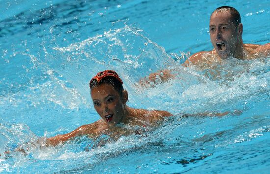 2015 FINA World Championships. Synchronized swimming. Mixed duets. Free routine. Finals