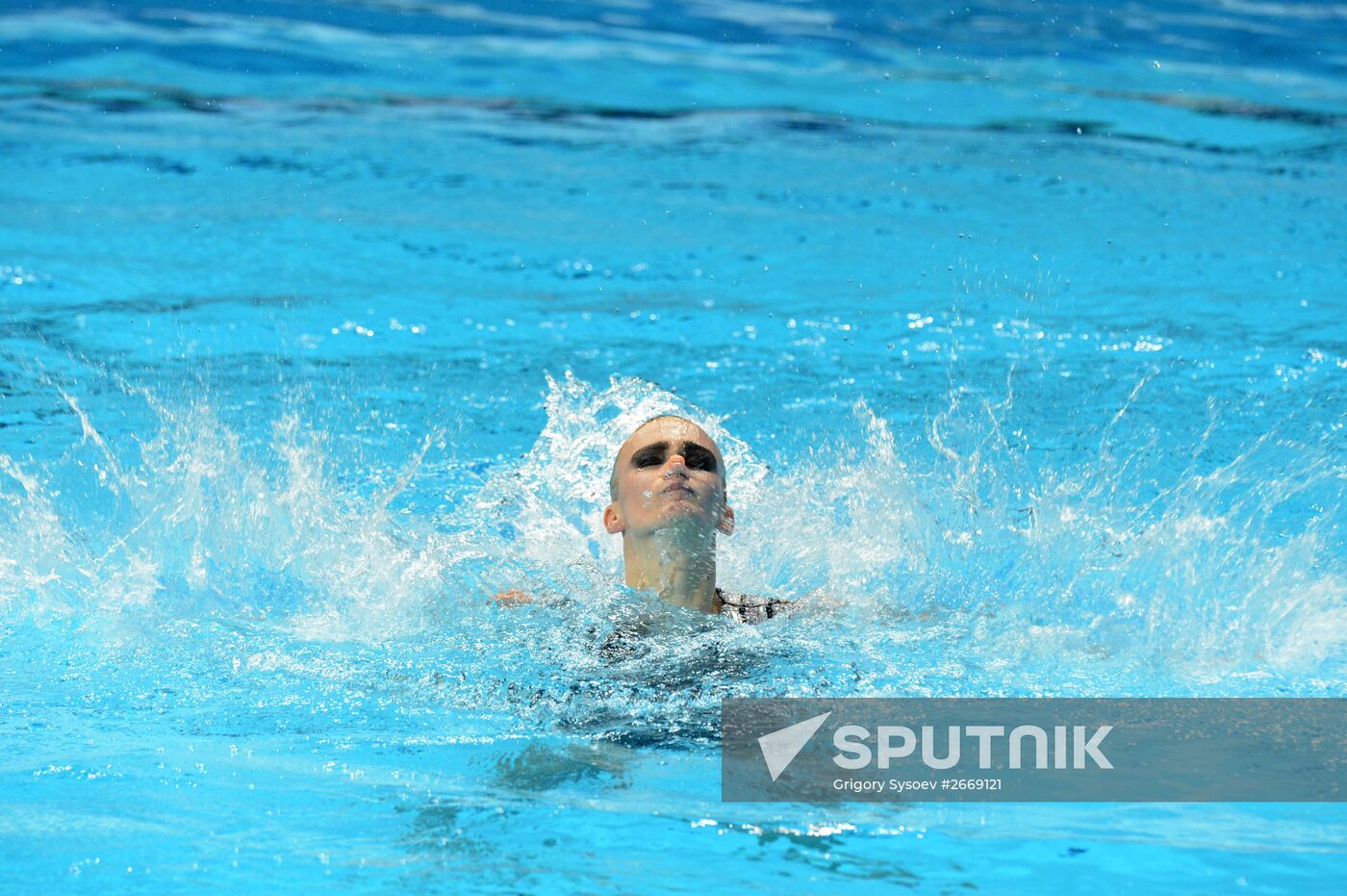 FINA 2015 World Championships. Synchronized swimming. Mixed duets. Free routine. Finals