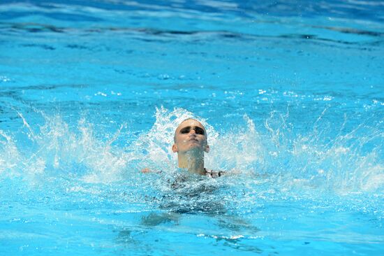 FINA 2015 World Championships. Synchronized swimming. Mixed duets. Free routine. Finals