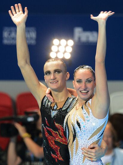 FINA 2015 World Championships. Synchronized swimming. Mixed duets. Free routine. Finals