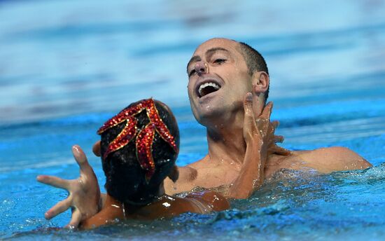 2015 FINA World Championships. Synchronized swimming. Mixed duets. Free routine. Finals