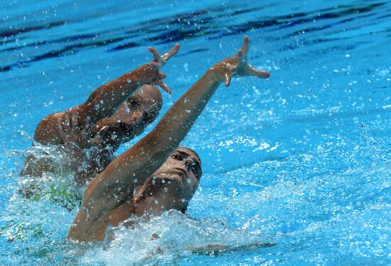 2015 FINA World Championships. Synchronized swimming. Mixed duets. Free routine. Finals