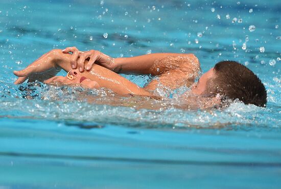 2015 FINA World Championships. Synchronized swimming. Mixed duets. Free routine. Finals