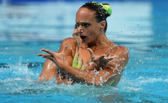 2015 FINA World Championships. Synchronized swimming. Mixed duets. Free routine. Finals